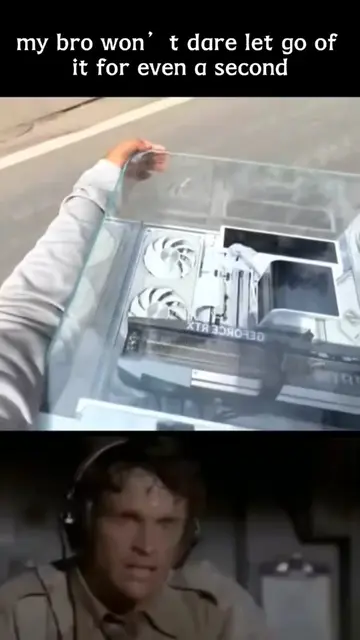 This PC means everything to him #TechMeme #PC #fyp #PCBuild #GamingPC 