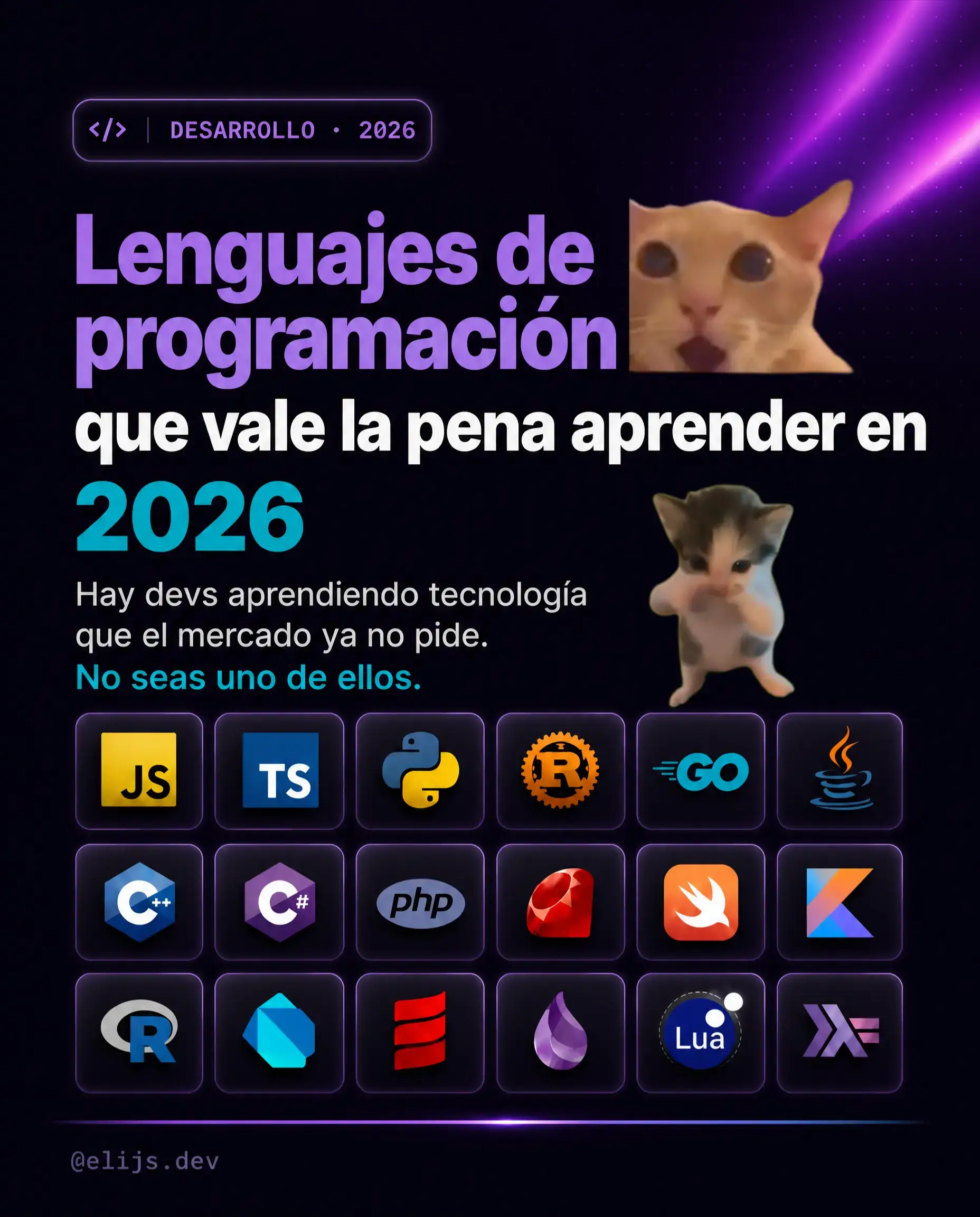 Muchos devs estudian por meses tecnologías que suenan bien… pero que el mercado 