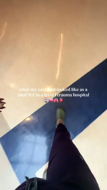 clinical swallow evals on the trauma step down unit, trauma ICU, and a med surg 