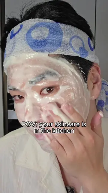 Skincare in the kitchen #skincare #korean #ricemask #ricemaskrecipe #koreanskinc