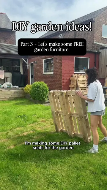 Ad How to make free DIY pallet furniture  I picked up these pallets for free on 