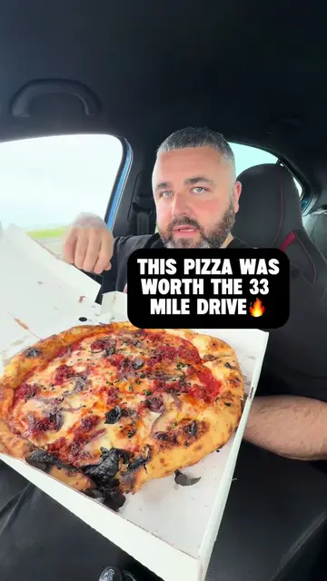 This pizza was worth the 33 mile drive! We love the pizza from @Phat Pizza in Po
