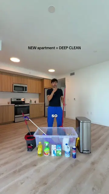 You don’t move in when you get the keys…you move in once the deep clean is done 