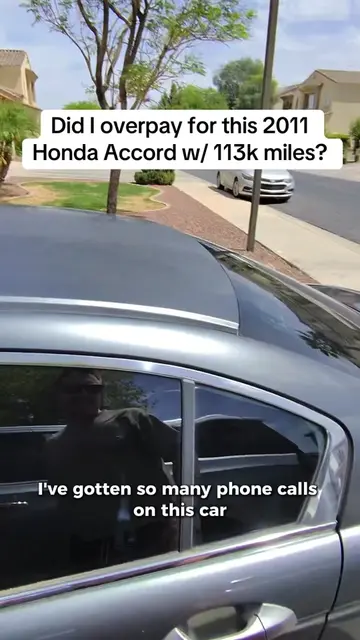 Did I overpay for this 2011 Honda Accord?