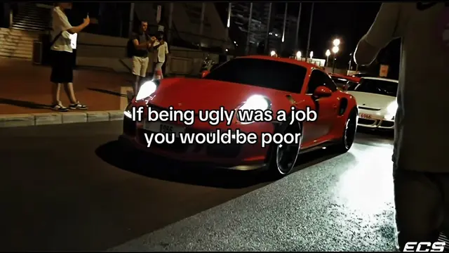 If being ugly was a job you would be poor #supercar #relatable #motivation #Self