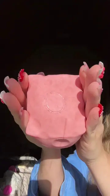 New nails + squishyyy!!! ❤️🍒#smallcreators #squishy #asmr #nail  #nailinspo 