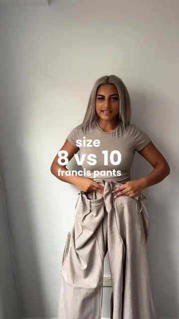 for reference I’m 170cm! @City Beach Francis Pants size comparison 🤎 I’m probab