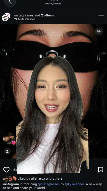 I saw everyone getting excited about the new @Meta Glasses collab with Kylie Jen
