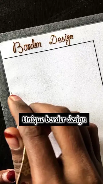 Beginners ke liye sab se aasan aur unique 3D Border Mehndi Design! Agar aap ka b
