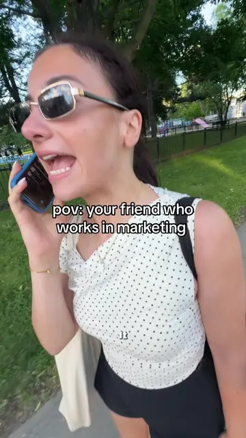 she’s one KPI away from quitting and becoming an influencer instead #marketing #