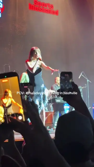 Taylor Swift makes an appearance at The Pinnacle in Nashville for Tight End and 