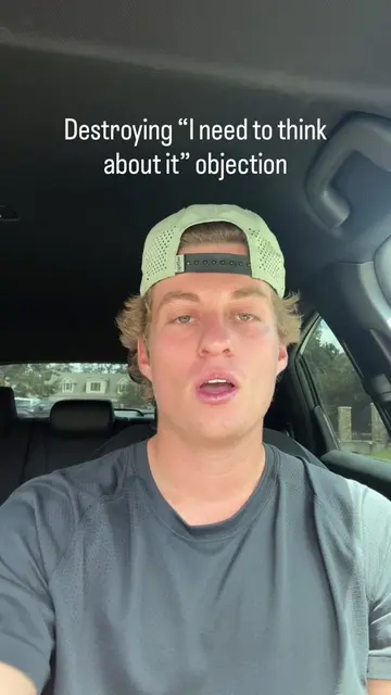 Always got to find out the real objection 