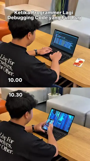 Saat kesabaran sudah tidak lagi ditemukan 🤡 #dicoding #programmer #coding #humo