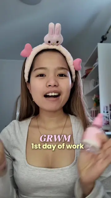 1st day of work yeyyy✨ #grwm #employed #work #student #notunemployedanymore 