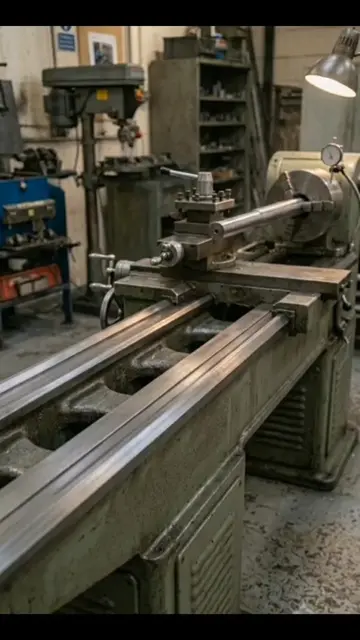 The bed is the foundation of the lathe machine. #lathemachinetools #USAsmartwork