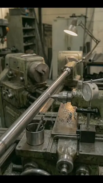 Without the tailstock, long parts may bend during machining. #lathemachinetools 