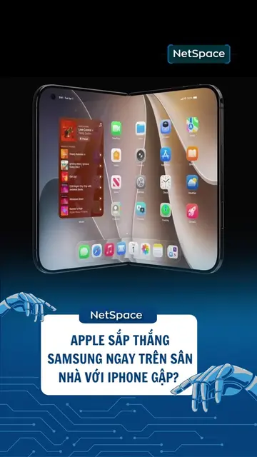 Nguy cơ khi iPhone gập ra Samsung sẽ phải dè chừng dù là hãng đi trước #technolo