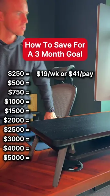 Comment ❤️ if you have a 3mo savings goal Pick your number and save that amount 