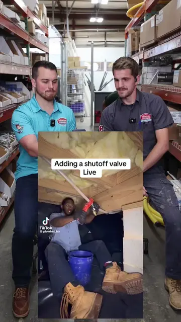 I had to get Nick's reaction to one of my favorite videos! 🤣 #knoxvilleplumber 
