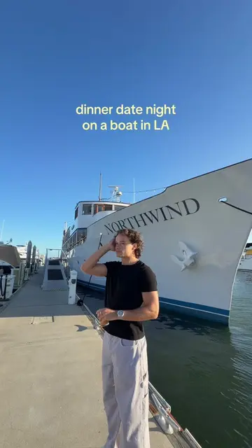your sign to book your next date night on a boat in LA! saw this restaurant on a