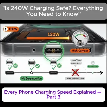 240W charging fills your phone in 9 minutes — yes, NINE minutes\ #240WCharging #