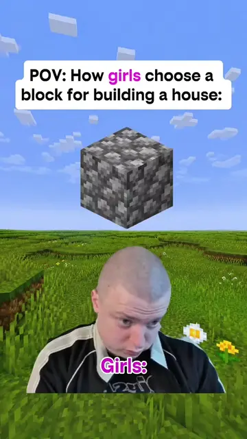#Minecraft #meme #girls  #gaming #fypシ 