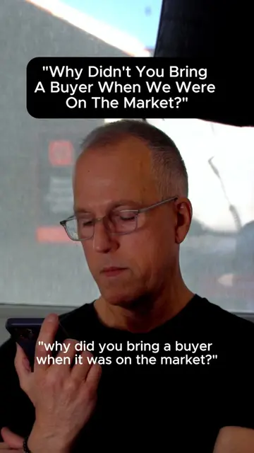 “Why didn’t you bring a buyer when we were on the market?” #realestateagent #rea
