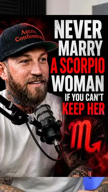 Never marry a Scorpio women if you can't keep her #scorpio #marry #podcast #astr