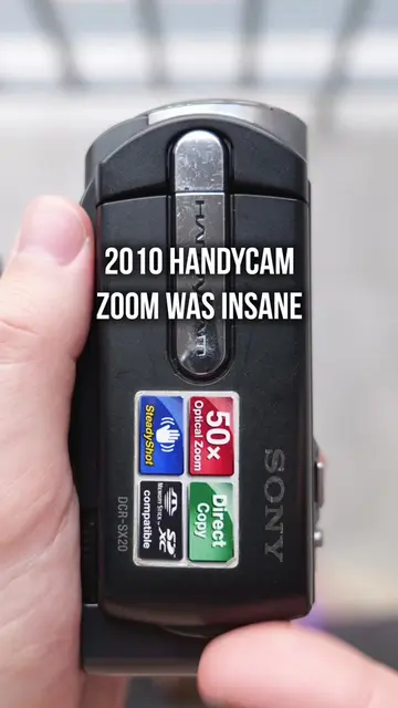 In 2010, a typical budget Sony DCR-SX20E camcorder had a real 50x optical zoom. 
