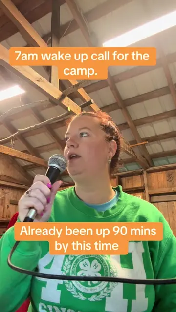 Early mornings and late nights here at camp. Gotta start the morning with a wake