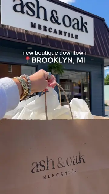 must check out Ash & Oak Mercantile in downtown Brooklyn, MI 🤎🤭