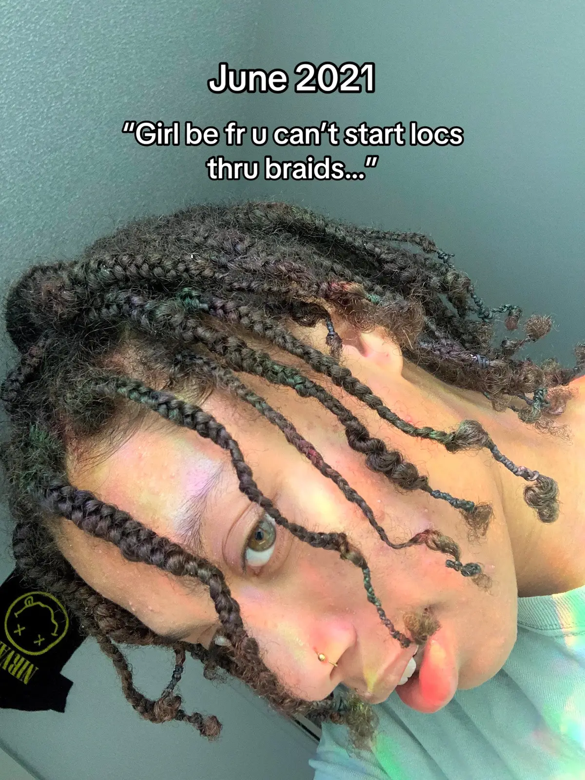 Love my braidlocs downnn #locs #braidlocs #locversary
