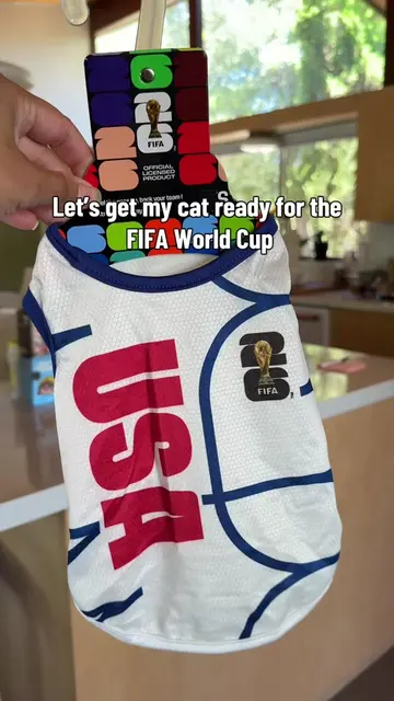Getting Peanut ready for the World Cup. Team USA’s biggest fan right here! Thank