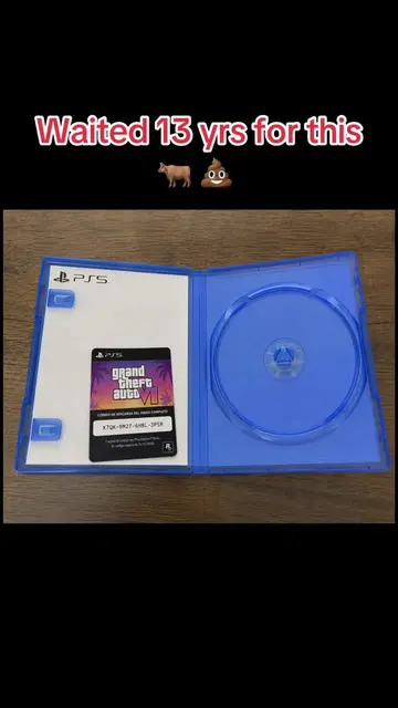 Nothing says ‘physical copy’ like a disc tray full of absolutely nothing 💀 #GTA