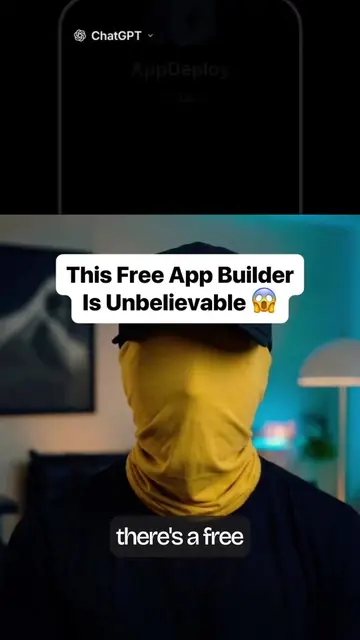 There's a free app builder hiding inside ChatGPT #aitools #chatgpt #appbuilder #