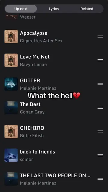 This app is something else 🫩 | #melaniartinez #billieeilish #themarias #sombr #
