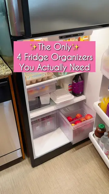 If your fridge is always a disaster, these 4 organizers fix it. Bins for loose i
