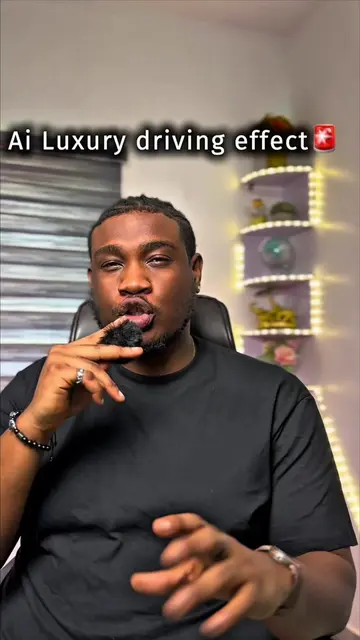 This is how to use the Ai driving effect on TikTok  #ailuxurydrivingeffect #ai #