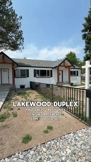 LAKEWOOD DUPLEX FOR SALE 🏠 Most people see a duplex and think “investment prope