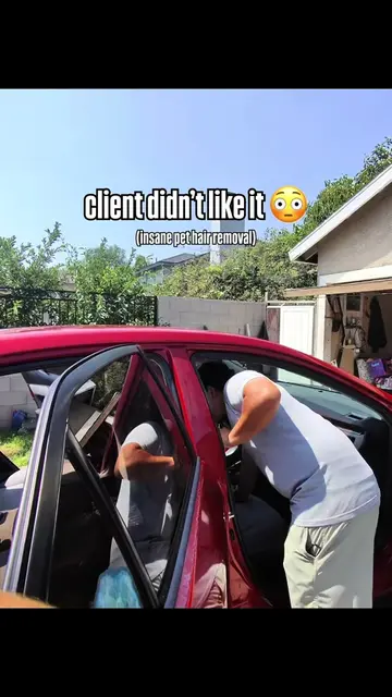 that was insane  #mobiledetailing #pethairremoval #beforeandafter #satisfying #e