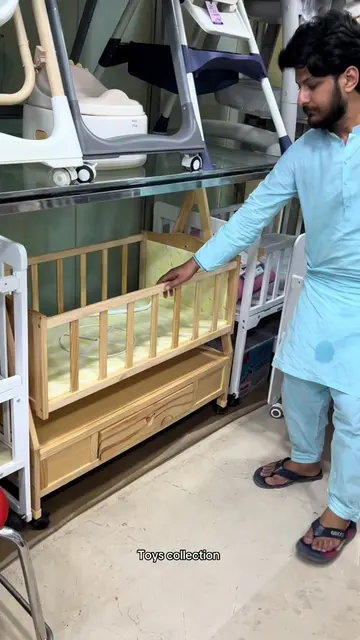 Baby wooden swing cot #trend #trending #1millionaudition #views #foryou 