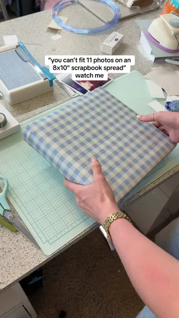I’ve been lovingggg the 8x10 inch scrapbook pages 🤩 entire scrapbook kit and al