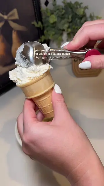 This sweet treat tastes like chocolate chip cookie dough ice cream, but for a fr