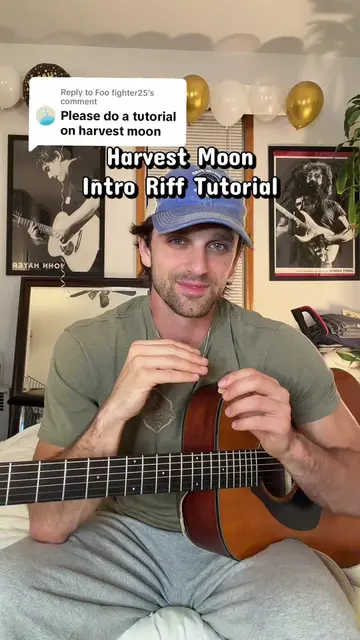 Replying to @Foo fighter25 how to play the intro in Harvest Moon by Neil Young #