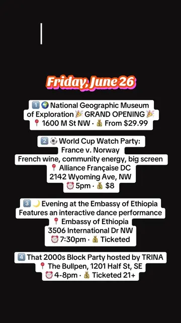10 Things To Do In DC This Weekend 🇺🇸 (June 26-28) DC is NOT playing this week