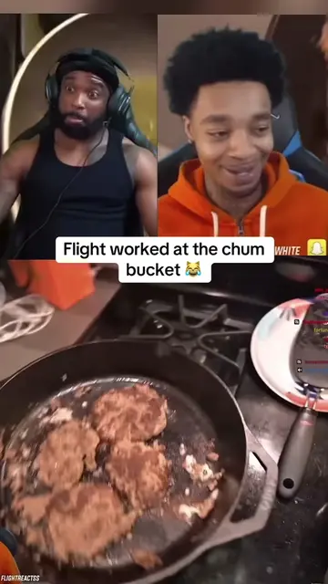 😂 #flightreacts #ftc #cooking #cashnasty #burger 