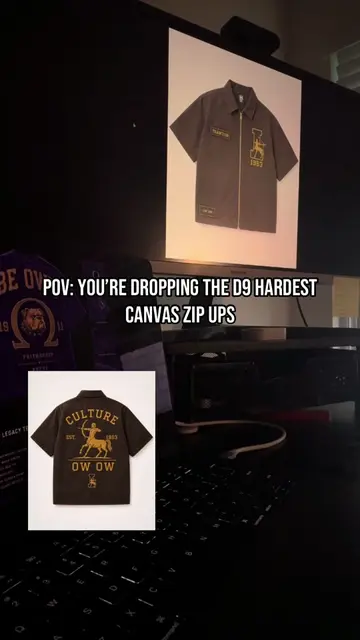 Just finished designing these custom D9 canvas zip-ups for the culture. Which or