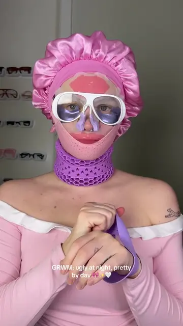 Ugly at night, pretty by day!🫶🏻✨🎀 #morningroutine #beauty #skincare #grwm #fy