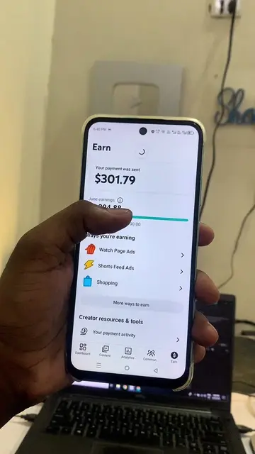 Alhamdulillah!🤑 YouTube Earning Recevied #foryour #tiktok #trending #automation