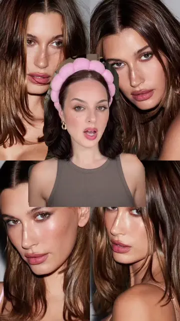 Hailey Bieber inspired makeup #haileybieber #makeuptutorial #makeupartist #rhode